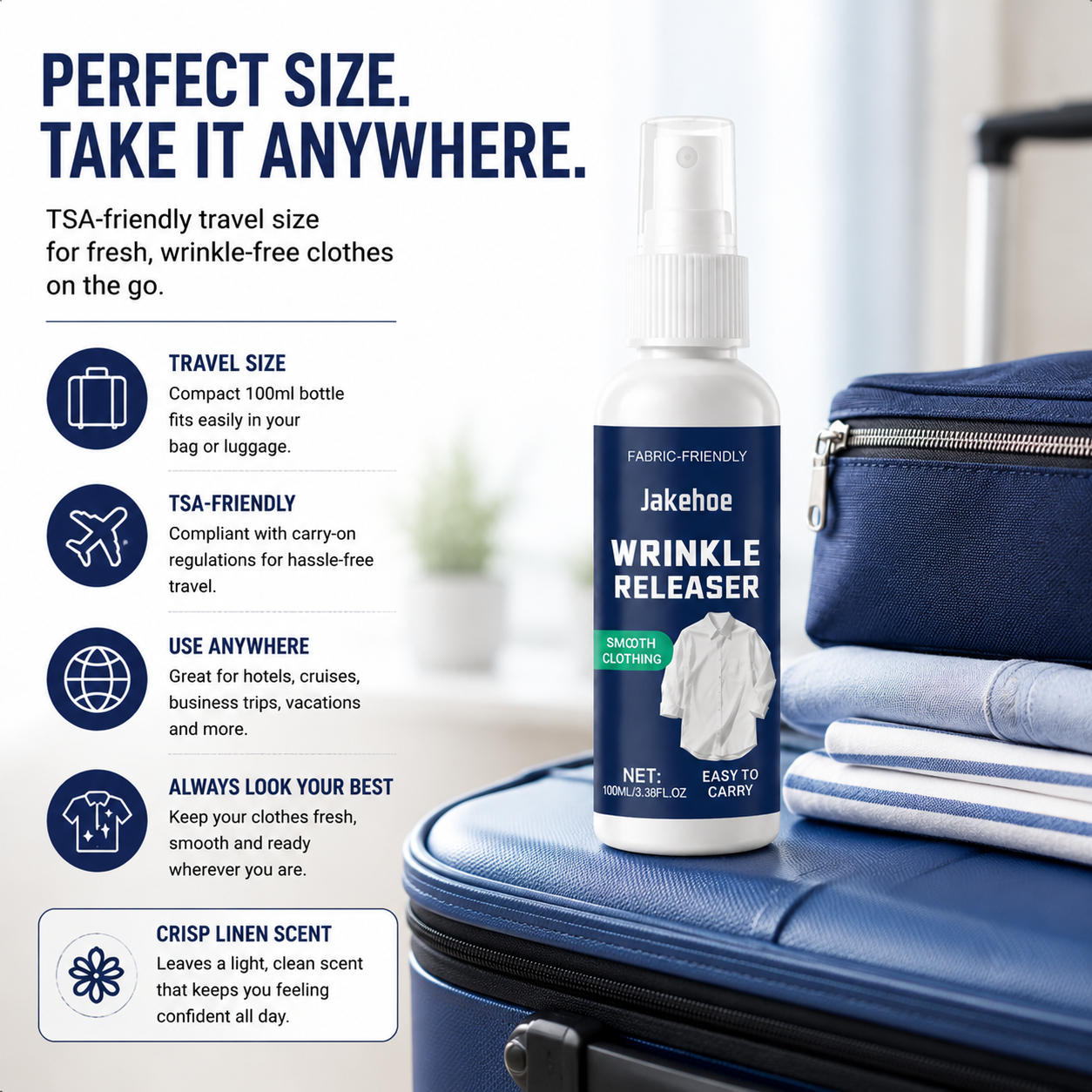 β¨ Instant Wrinkle Release Spray β Smooth, Fresh Clothes Without Ironing π-DG1