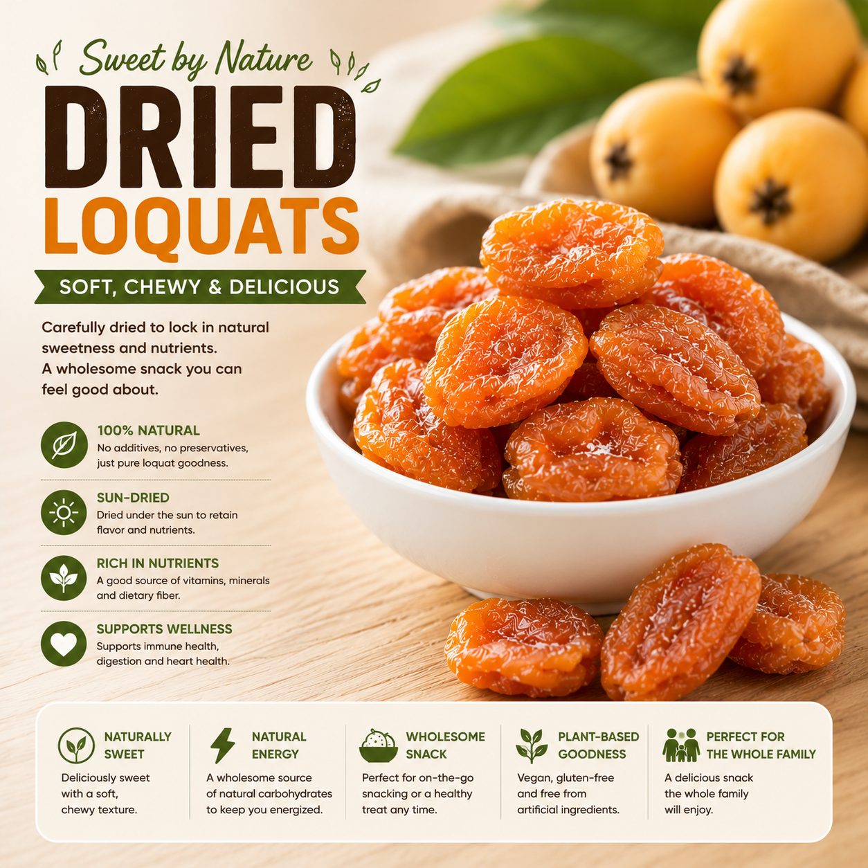 π₯ Premium Natural Loquat Snack-CJY
