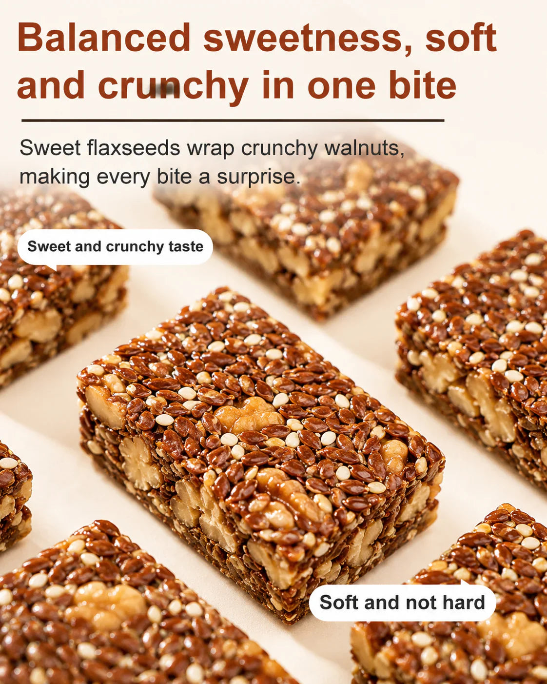 😋Flaxseed Walnut Crisps- 🍃Take good care of your cardiovascular health.-DG1
