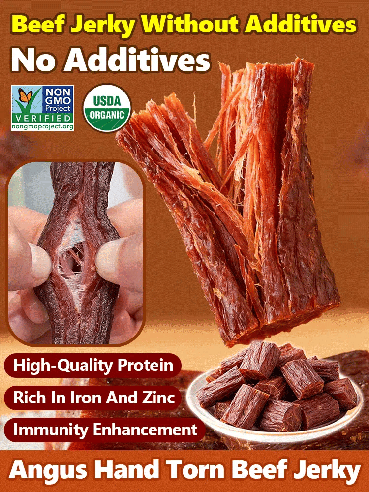 Add high-protein pure beef jerky-9SLL