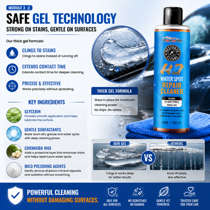 🚗💧 Water Spot Repair Cleaner – Heavy Duty Car & Home Surface Restorer ✨ | Removes Water Stains, Mineral Deposits & Oxidation | Shine & Protect Formula 🛡️-DG1