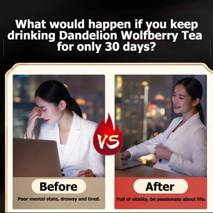 🌿✨ Premium Dandelion & Goji Berry Herbal Tea 🍵💛 Boost Vitality, Detox Naturally & Support Daily Wellness 🌟💧 🌸 Immune Support | 🍃 Antioxidant Rich | 💪 Energizing Daily Ritual for Men & Women 🏃‍♂️🌿-ZZ