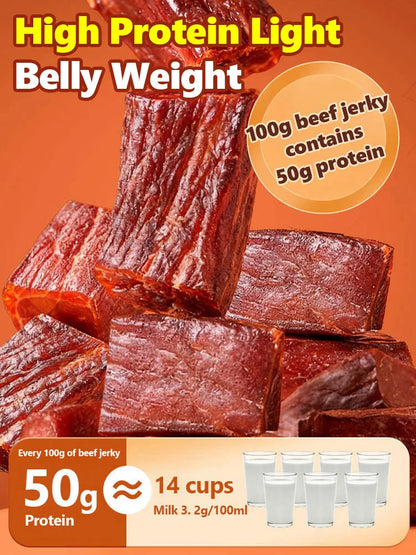 Add high-protein pure beef jerky-9SLL