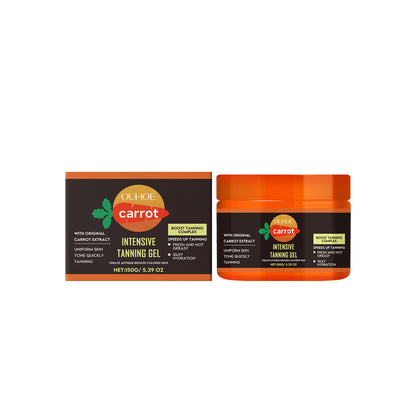 🥕Intensive Carrot Tanning Gel – ☀️Fast Bronzing Accelerator Moisturizing Sun Tanning Gel for Face & Body-DG1