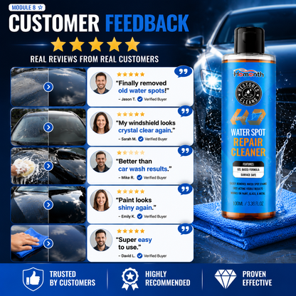 🚗💧 Water Spot Repair Cleaner – Heavy Duty Car & Home Surface Restorer ✨ | Removes Water Stains, Mineral Deposits & Oxidation | Shine & Protect Formula 🛡️-DG1