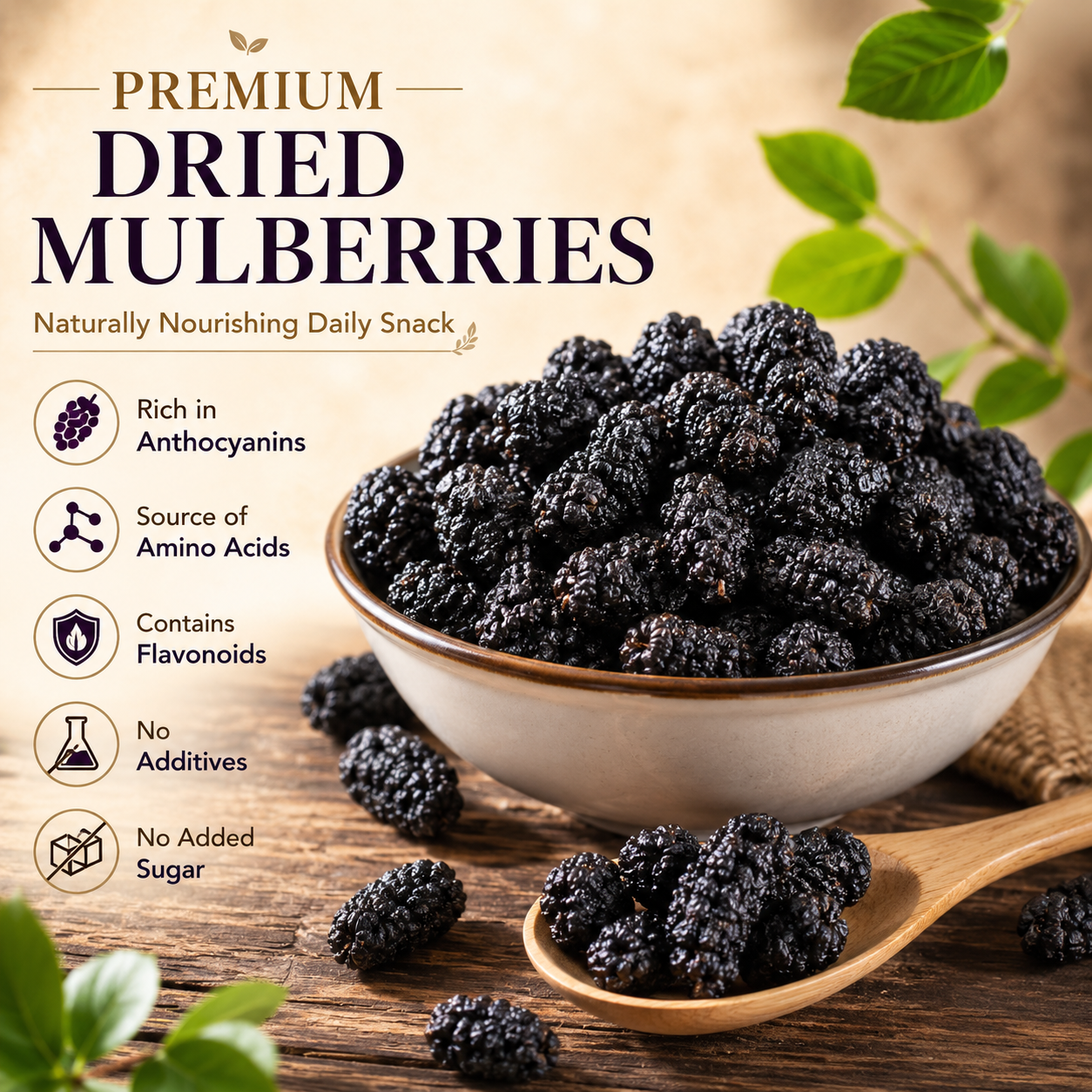"Premium Highland Dried Mulberries | Care For Your Daily Health! ✨Limited Time Offer!"-LT