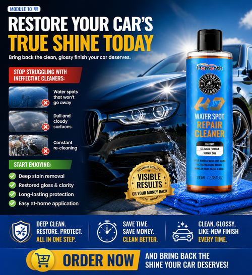 🚗💧 Water Spot Repair Cleaner – Heavy Duty Car & Home Surface Restorer ✨ | Removes Water Stains, Mineral Deposits & Oxidation | Shine & Protect Formula 🛡️-DG1