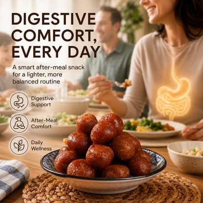 Jineijin Hawthorn Pills - Traditional Herbal Digestive Snack for Bloating, Fullness & Heavy Meals| Results in Just 5 Days-WZH
