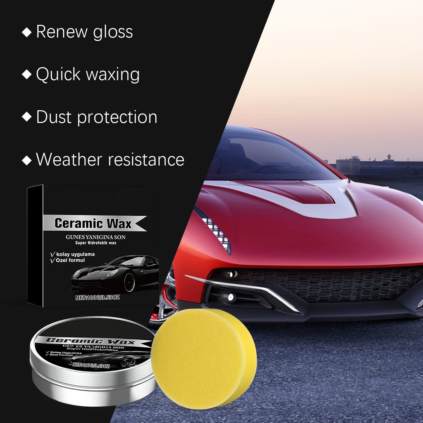 😱 Your Car Looks Older Than It Should? 🚗💔  ✨ Premium Car Restoration Wax  Restore Deep Gloss, Repel Dirt & Protect Your Paint Instantly 💎🛡️-ZZ