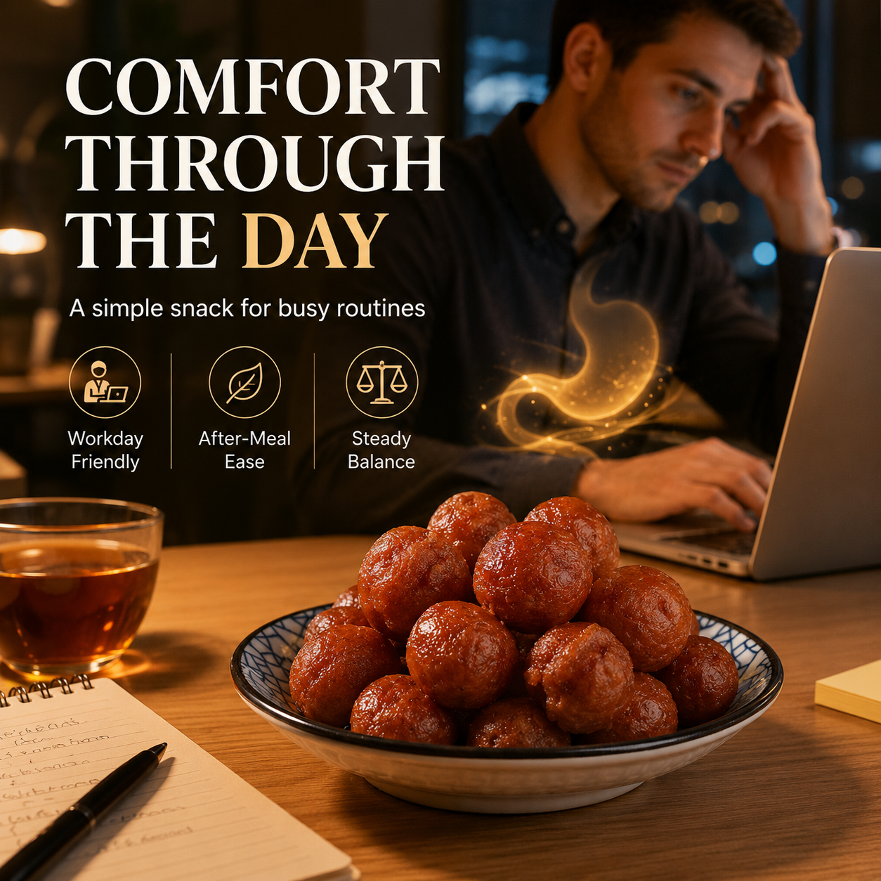 Jineijin Hawthorn Pills - Traditional Herbal Digestive Snack for Bloating, Fullness & Heavy Meals| Results in Just 5 Days-WZH