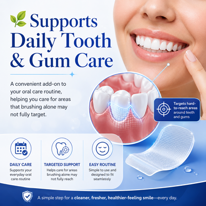 🦷✨ Tooth & Gum Advanced Nano Microdarts Patch Advanced Oral Care Patch for a Brighter, Cleaner-Looking Smile-YQ