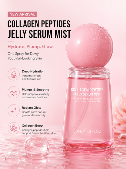 ✨Collagen Peptides Jelly Serum Mist💧 | Hydrating, Plumping & Anti-Aging Face Spray-CJY