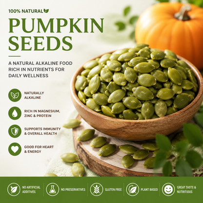 🎃🌿 Pumpkin Seeds – Natural Alkaline Superfood Snack 💪✨-ZZ