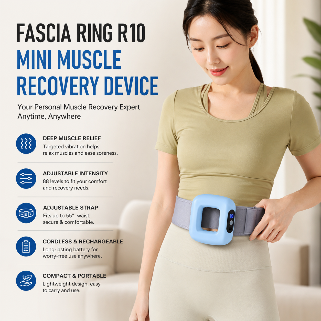 🔥 2026 HOT SALE | Smart Waist & Back Recovery Massager 💪✨-CJY
