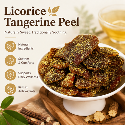 🍊 Sweet & Natural Licorice Tangerine Peel🌿-CJY