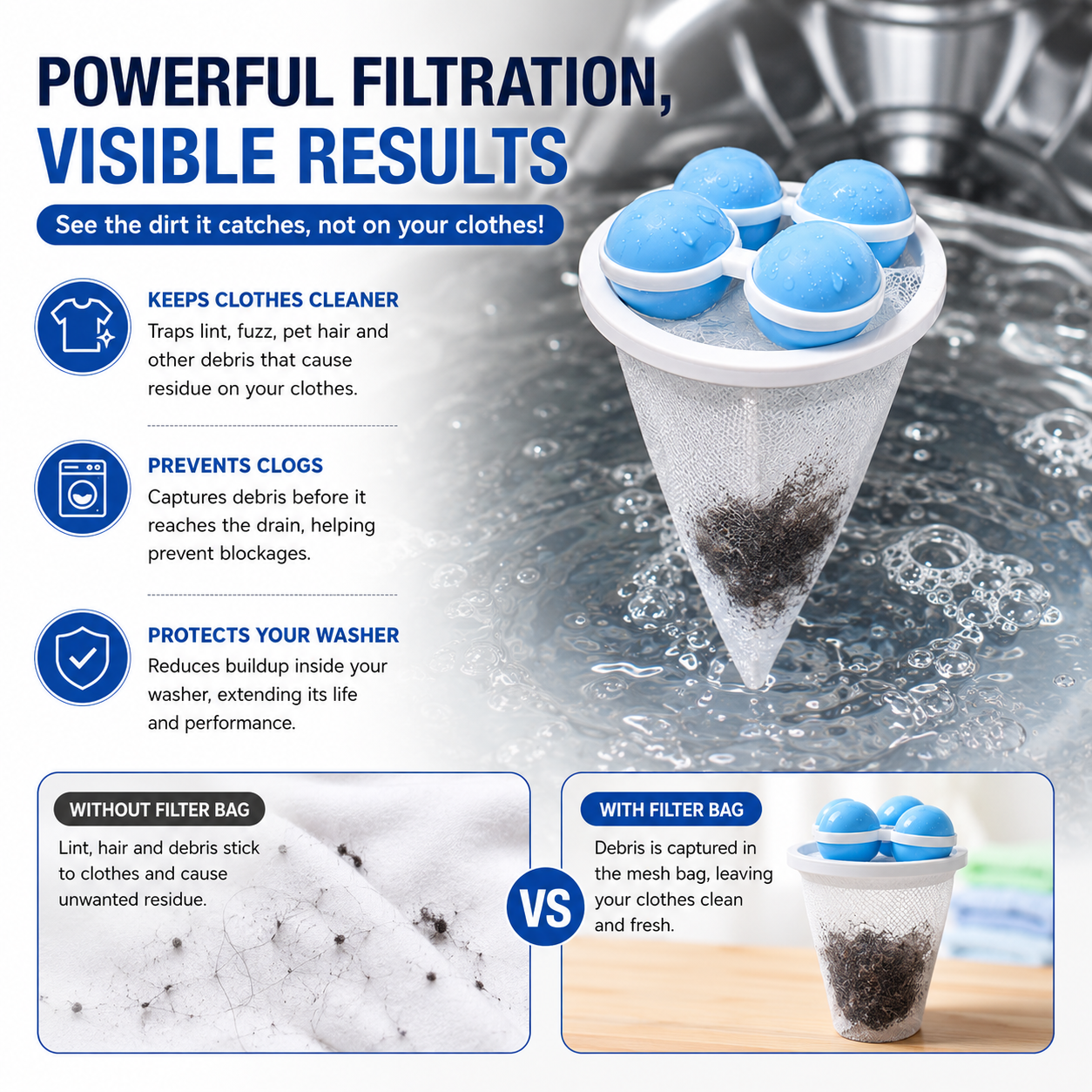 🌊✨ Hot Sale! 🧺 Floating Lint Mesh Bag 🐾💦 – Keep Your Washer & Dryer Clean, Catch Lint & Hair Effortlessly 🌀♻️ Safe for All Fabrics | Eco-Friendly & Reusable | Perfect for Laundry Day! 🧼💖-ZZ