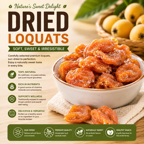 🥭 Premium Natural Loquat Snack-CJY