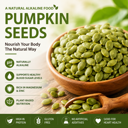 🎃🌿 Pumpkin Seeds – Natural Alkaline Superfood Snack 💪✨-ZZ