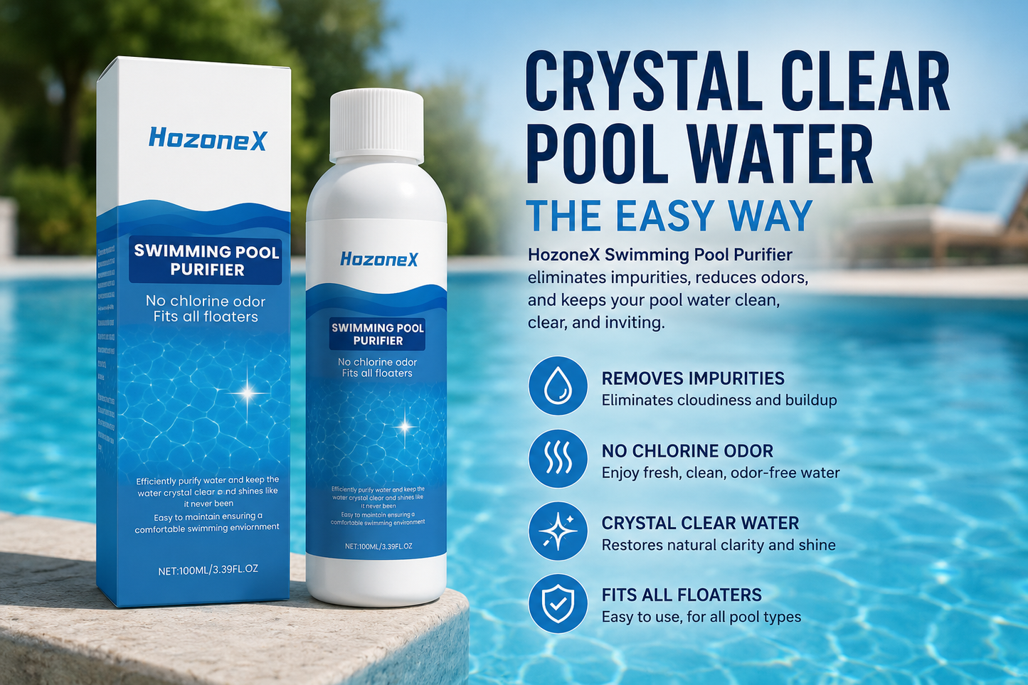 🏊‍♂️💦 HozoneX Swimming Pool Purifier-CJY