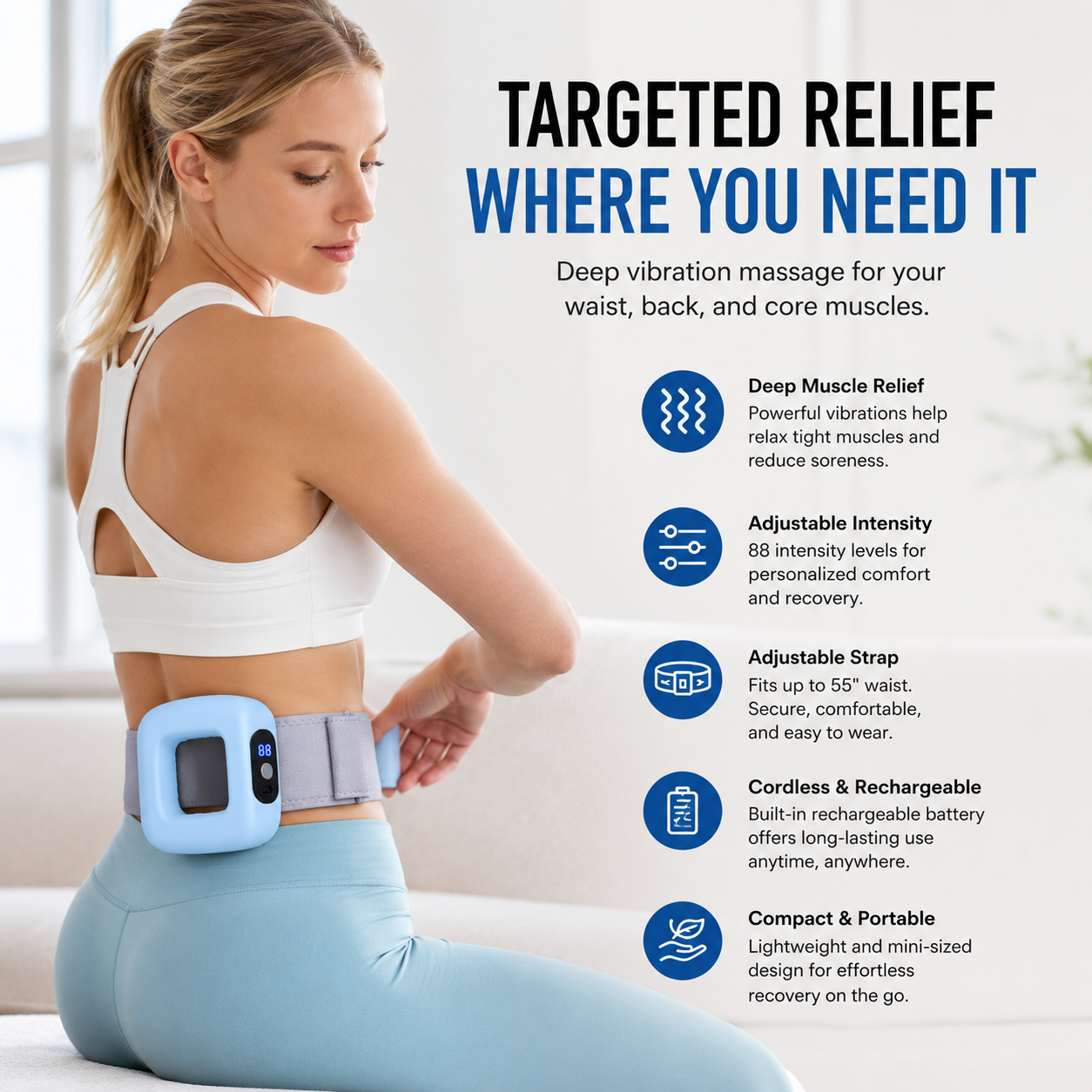 🔥 2026 HOT SALE | Smart Waist & Back Recovery Massager 💪✨-CJY