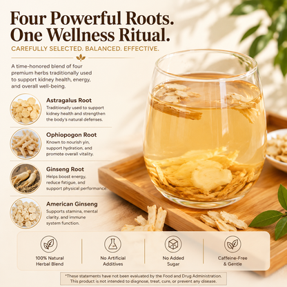 🌟🍵 Ginseng Four Treasures Tea – Revitalize Your Body & Mind-CJY