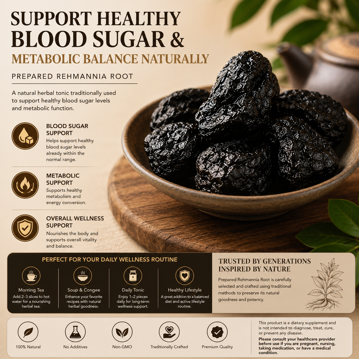 🌿⚫ Prepared Rehmannia Root Tonic-CJY