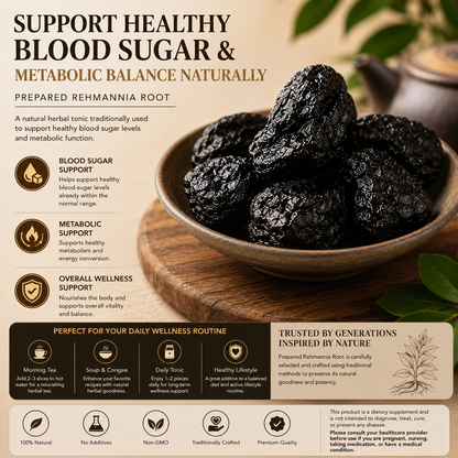 🌿⚫ Prepared Rehmannia Root Tonic-CJY