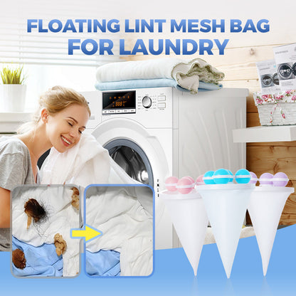 🌊✨ Hot Sale! 🧺 Floating Lint Mesh Bag 🐾💦 – Keep Your Washer & Dryer Clean, Catch Lint & Hair Effortlessly 🌀♻️ Safe for All Fabrics | Eco-Friendly & Reusable | Perfect for Laundry Day! 🧼💖-ZZ