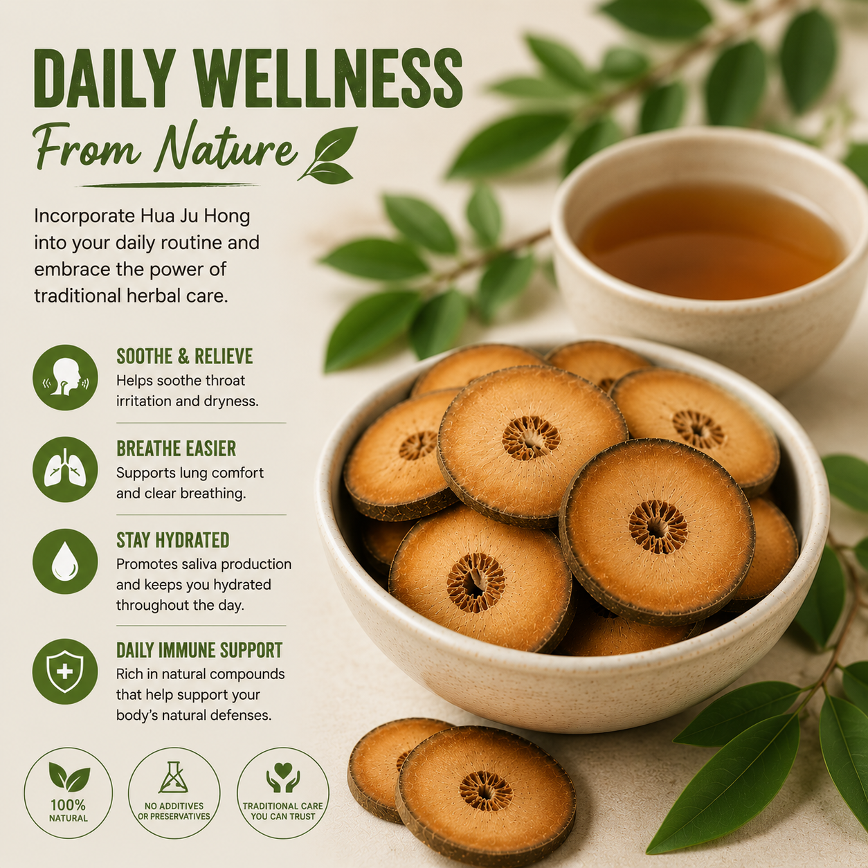 🍊🌿 Hua Ju Hong – Natural Herbal Citrus Wellness Slice ✨-CJY