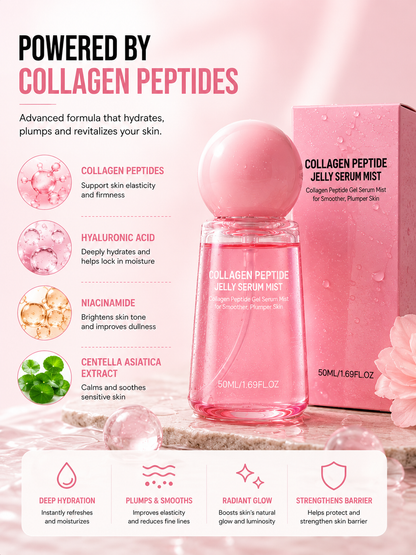 ✨Collagen Peptides Jelly Serum Mist💧 | Hydrating, Plumping & Anti-Aging Face Spray-CJY