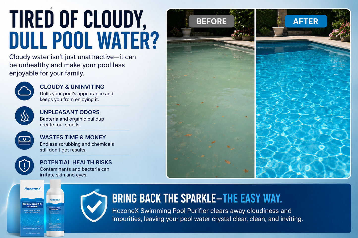 🏊‍♂️💦 HozoneX Swimming Pool Purifier-CJY