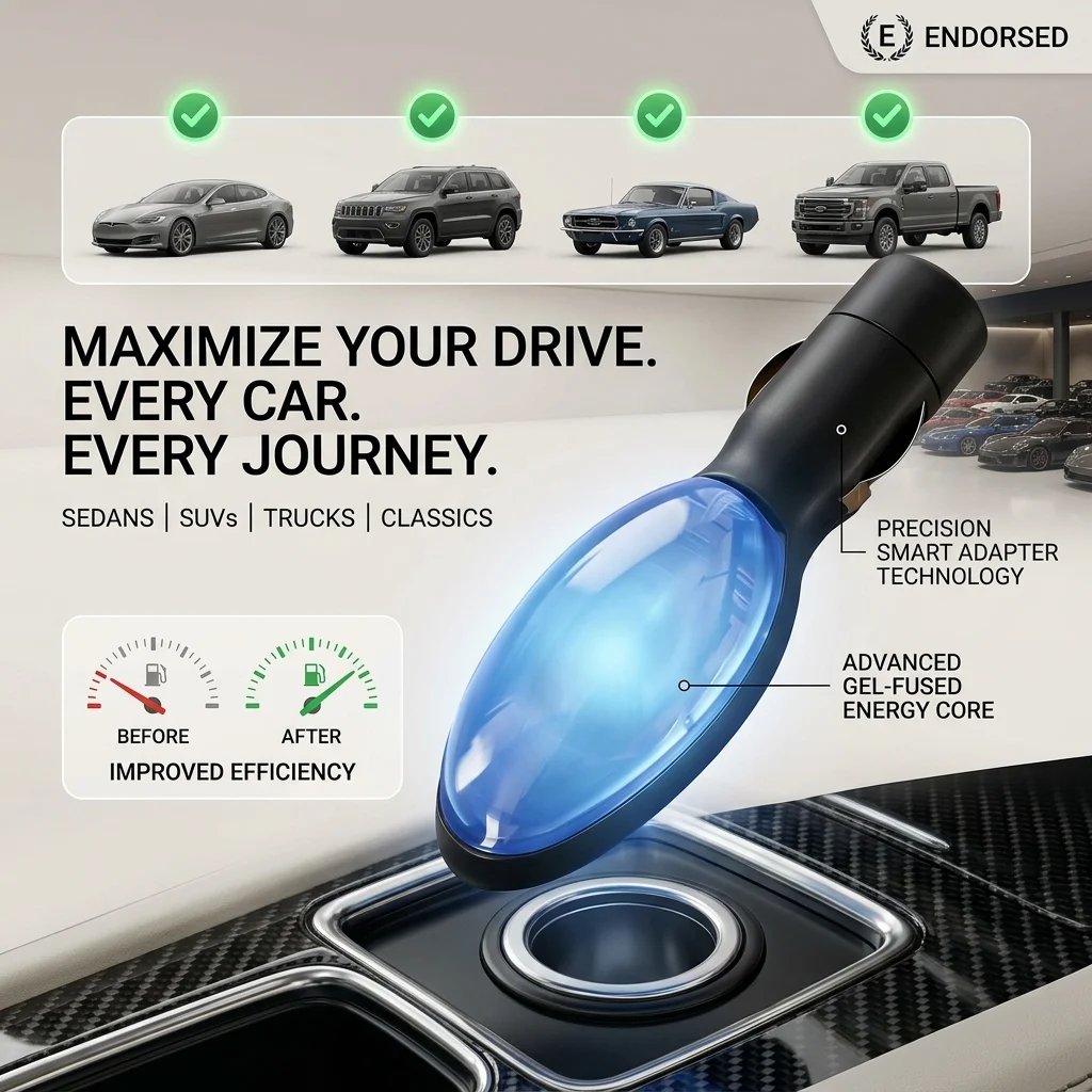 🚗 2026 New Upgrade FuelShark Fuel Sync Device – Automotive Gas Saver for Cars & Trucks, Spill Saver-DG1
