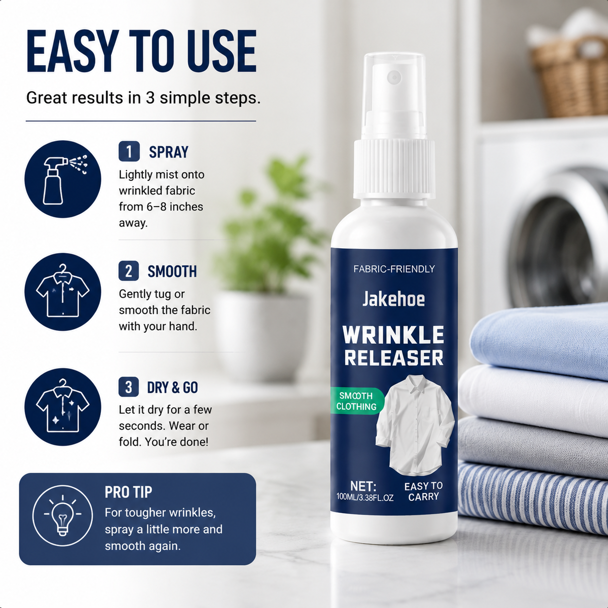 ✨ Jakehoe Wrinkle Releaser Spray-CJY