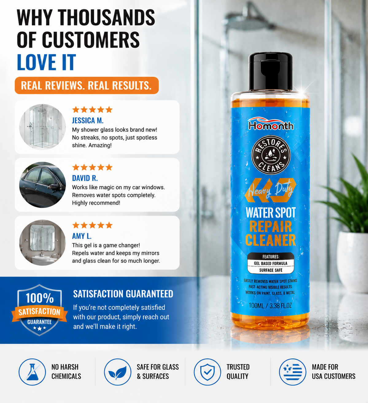 🚗✨ Car Glass Cleaner Gel – Make Every Surface Look Brand New Again-CJY
