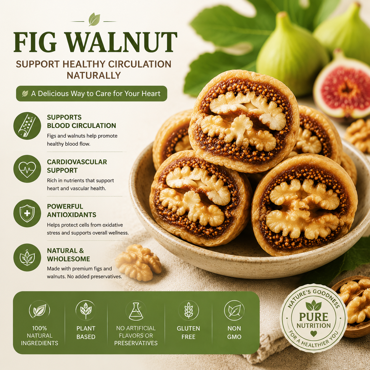 🥜🍯 SUGAR-FREE FIG STUFFED WALNUTS-CJY