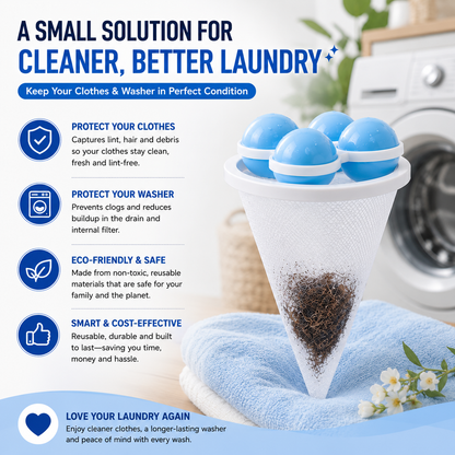 🌊✨ Hot Sale! 🧺 Floating Lint Mesh Bag 🐾💦 – Keep Your Washer & Dryer Clean, Catch Lint & Hair Effortlessly 🌀♻️ Safe for All Fabrics | Eco-Friendly & Reusable | Perfect for Laundry Day! 🧼💖-ZZ