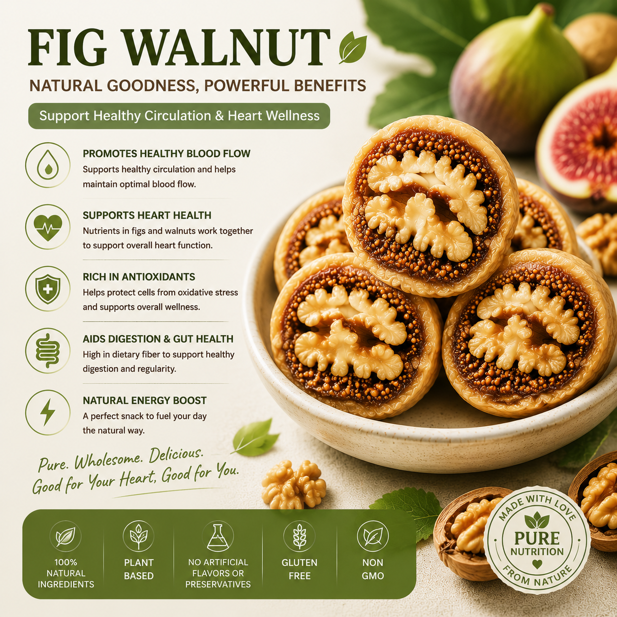 🥜🍯 SUGAR-FREE FIG STUFFED WALNUTS-CJY