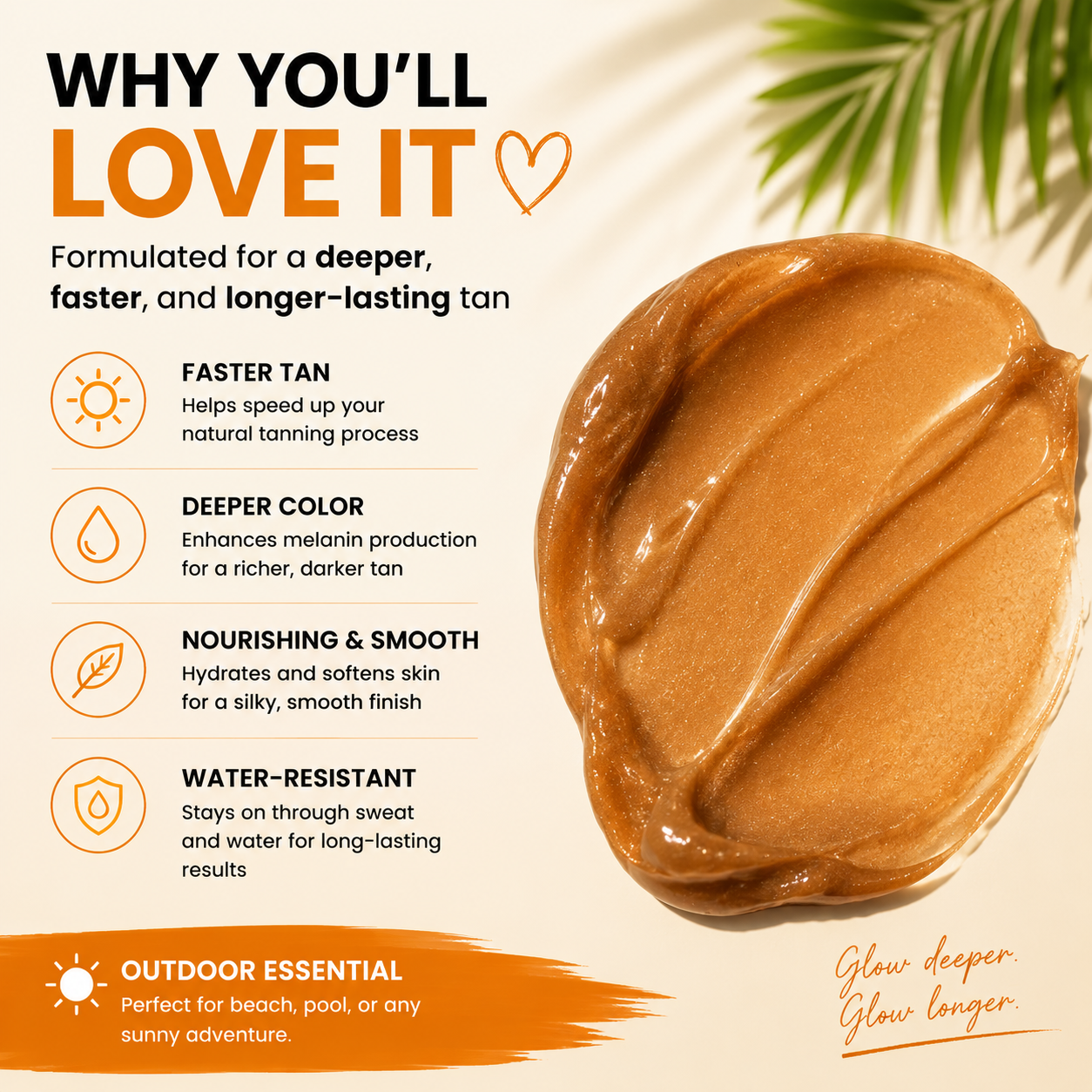 🌞 Sun Kissed Tanning Gel – Fast Tan Accelerator for Radiant Summer Glow 🍊✨-CJY