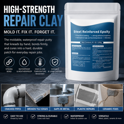 🔧 High-Strength Multi-Purpose Repair Clay – Durable, Waterproof, & Easy to Use 🛠️-CJY