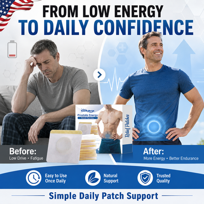 Men’s Vitality Support Patch – Advanced Support for Men’s Energy, Endurance & Performance-WZH