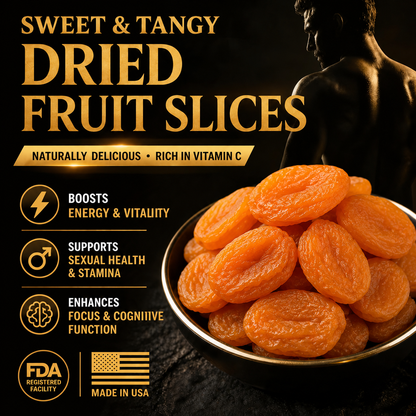 🔥🍑 Men’s Vitality Revival Dried Golden Apricots 🏅| Natural Energy, Stamina & Daily Confidence Boost -🔥DG