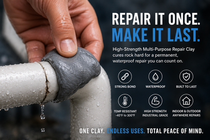 🔧 High-Strength Multi-Purpose Repair Clay – Durable, Waterproof, & Easy to Use 🛠️-CJY
