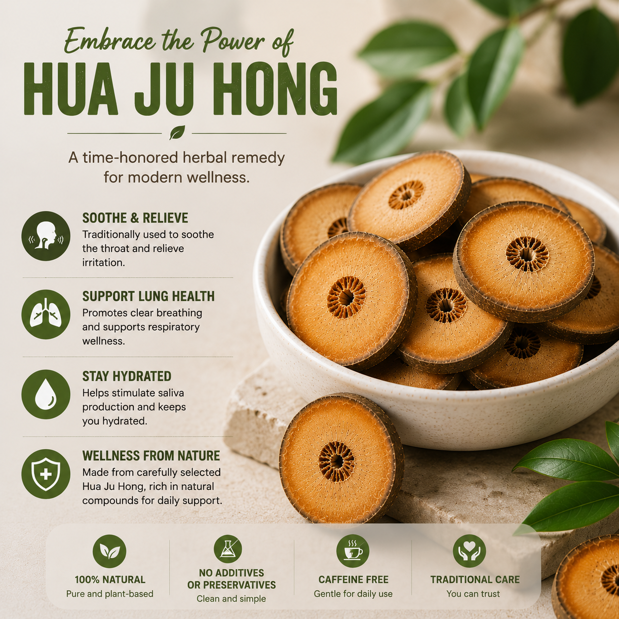 🍊🌿 Hua Ju Hong – Natural Herbal Citrus Wellness Slice ✨-CJY