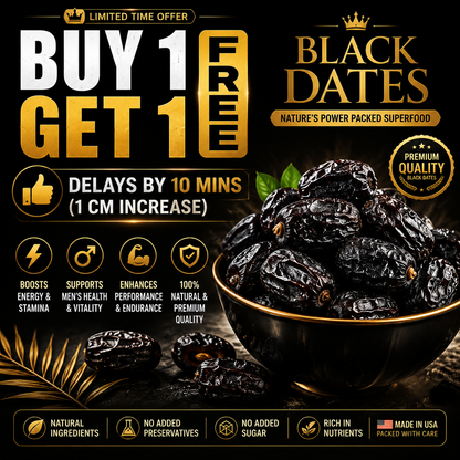 🍅🏆 Ultimate Testosterone Revival with Black Dates 🖤🔥 Support Energy, Stamina & Bedroom Confidence Naturally 💪⚡-YQ