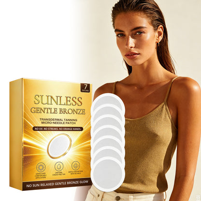 ☀️ SUNLESS GENTLE BRONZE™ Micro-Needle Tanning Patch - 🌟Achieve A Natural Bronzed Glow Without UV Exposure, Messy Lotions Or Orange Streaks-DG1