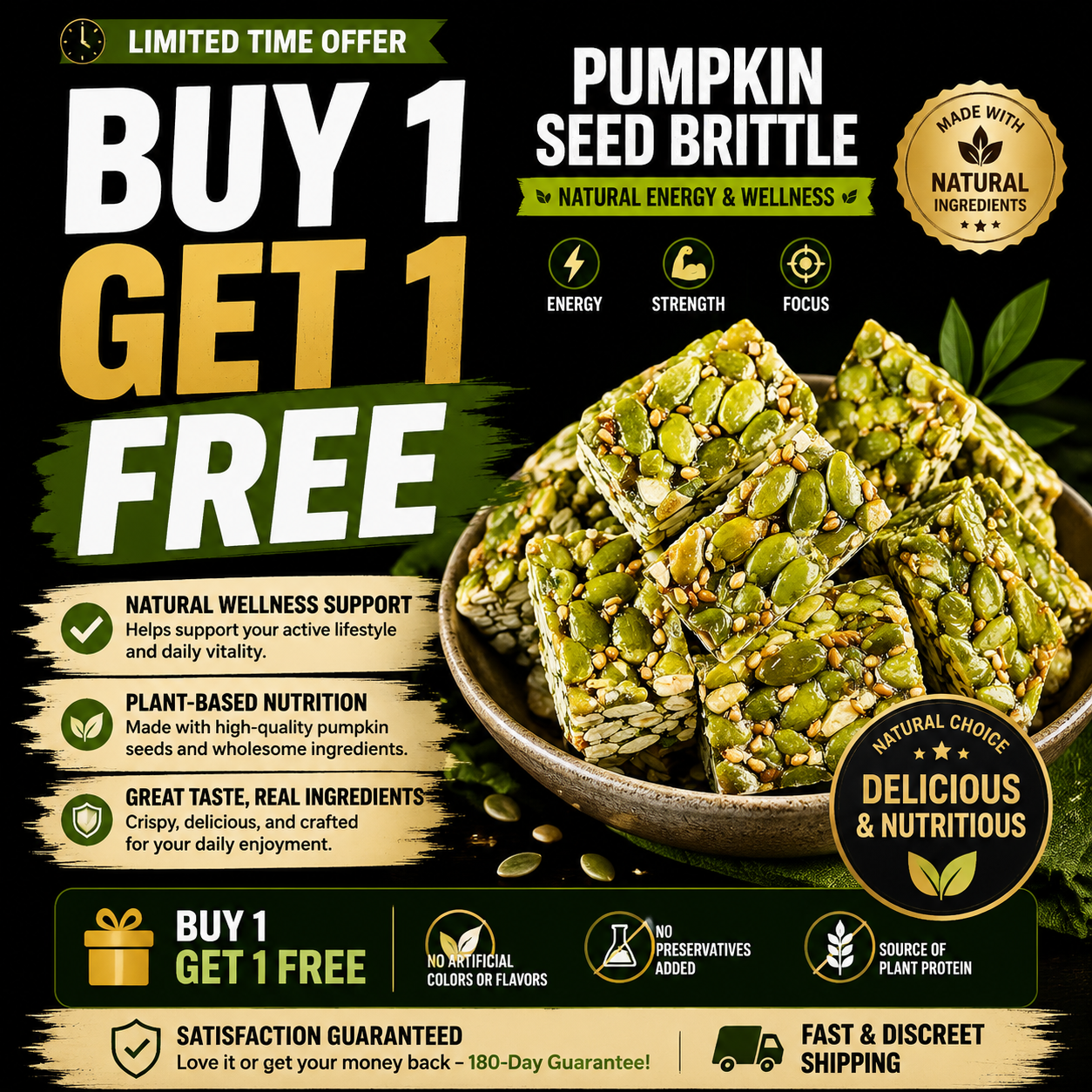 Buy 1 Get 1 Free -👍Delays by 10 mins (1 cm increase)