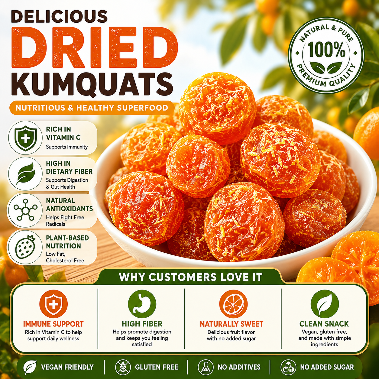🍊 Stop Sugar Cravings Without the Guilt! 🍬  Licorice Kumquats | Naturally Sweet, Fiber-Rich & Blood Sugar Friendly Snack - DG