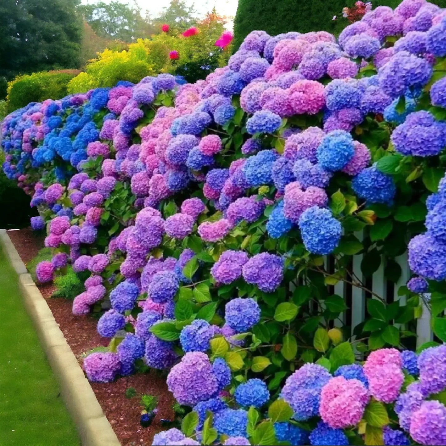 🌸✨ Blue Pink Purple Hydrangea Seeds 🌿🌈 Grow Stunning Multi-Color Blooms That Transform Any Garden 💙💖💜-ZZ