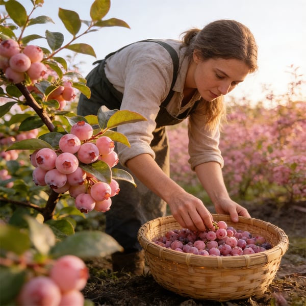 🍓✨ Premium Pink Blueberry Seeds 🌸💖 Rare Sweet Exotic Fruit You Can Grow at Home 🌿🌈-ZZ
