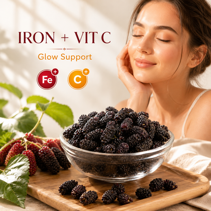 🥭✨ Organic-Style Dried Mulberries – Nutrient-Rich Superfood for Daily Nourishment & Balanced Living 🍇🌿-DG1